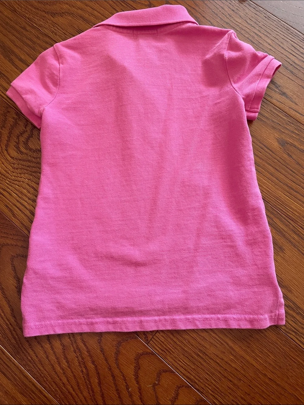 Polo by Ralph Lauren Bright Pink Girls' Short Sleeve Polo